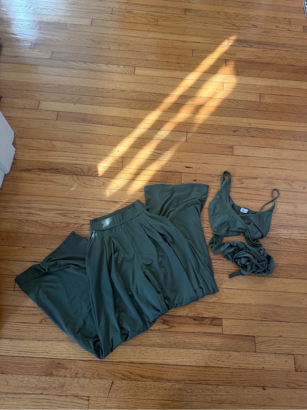 Ohpolly wide leg pant set